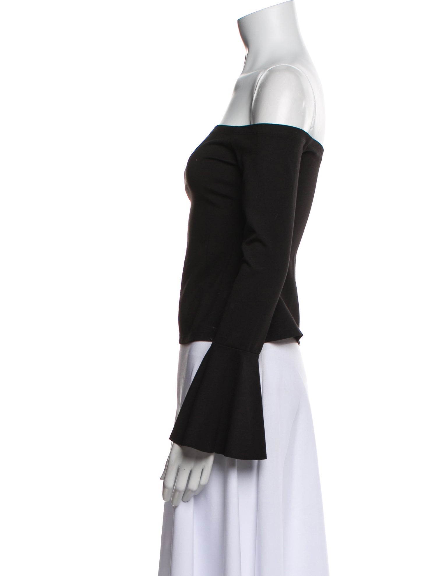 Alexis Off-The-Shoulder Long Sleeve Crop Top