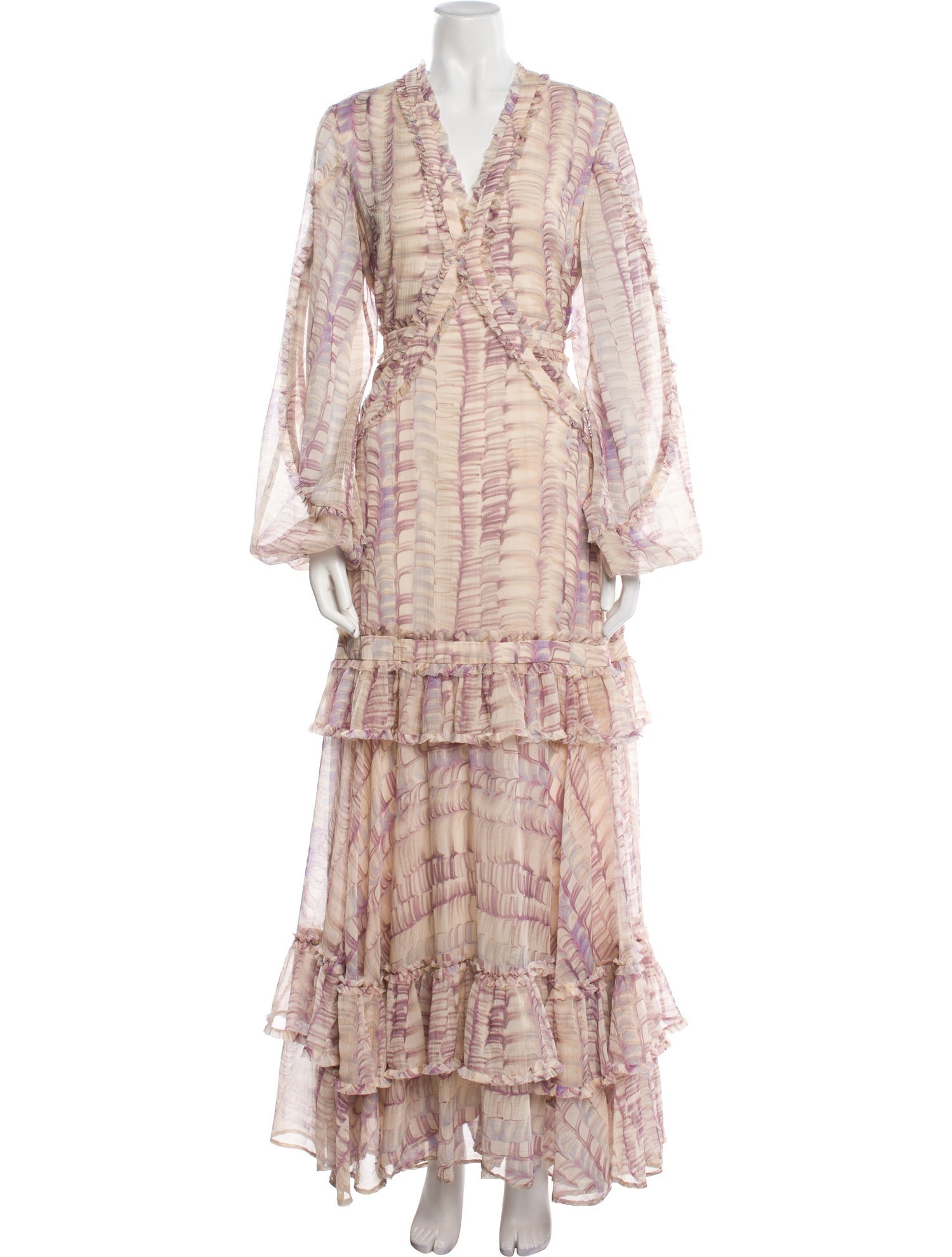 Alexis Printed Long Dress