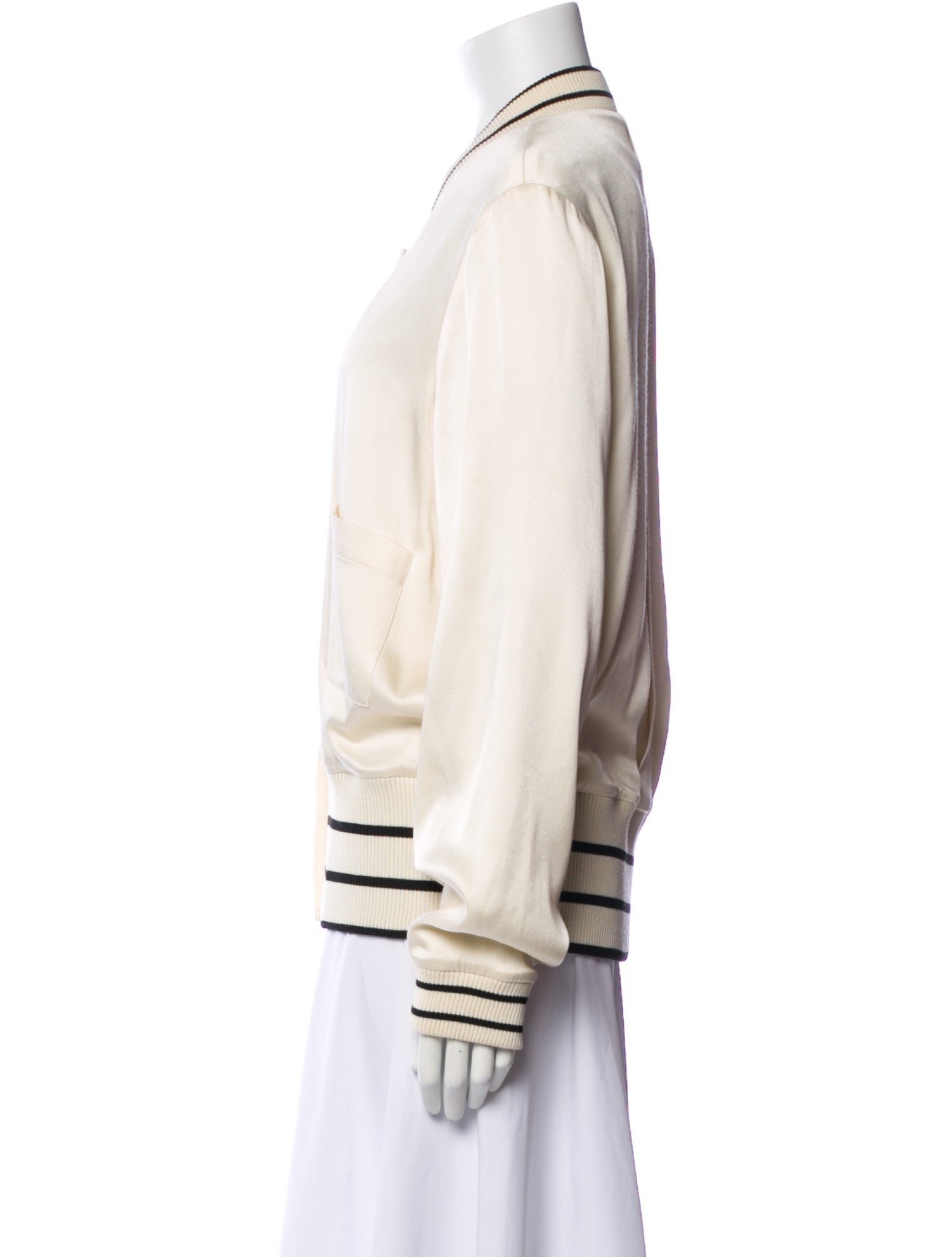 Alexis Striped Bomber Jacket