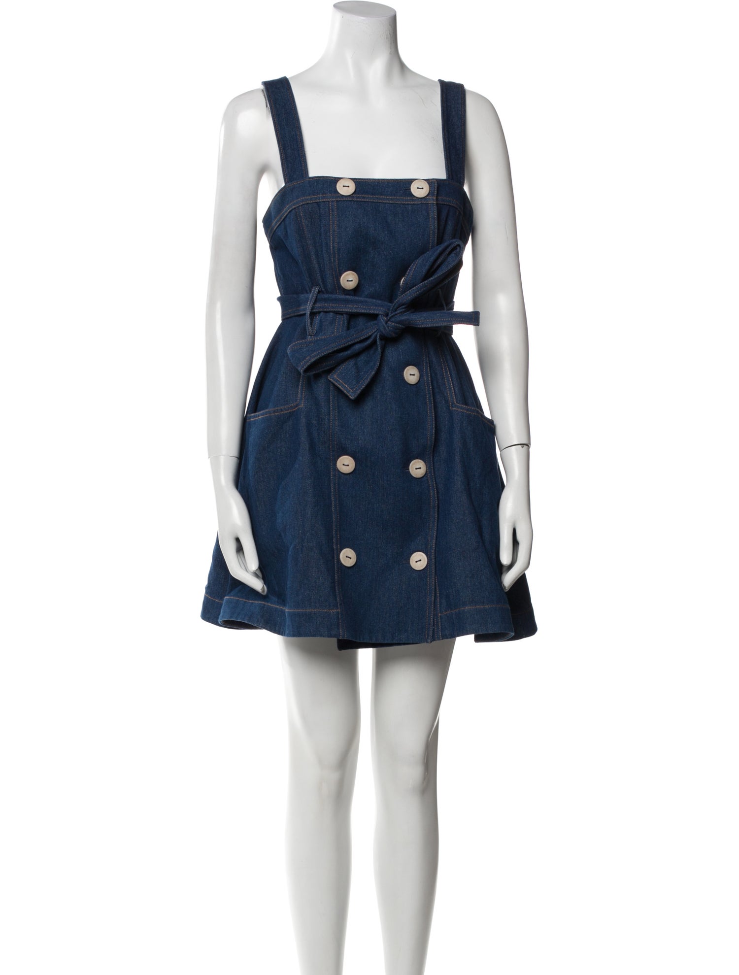 Alexis Square Neckline Mini Dress