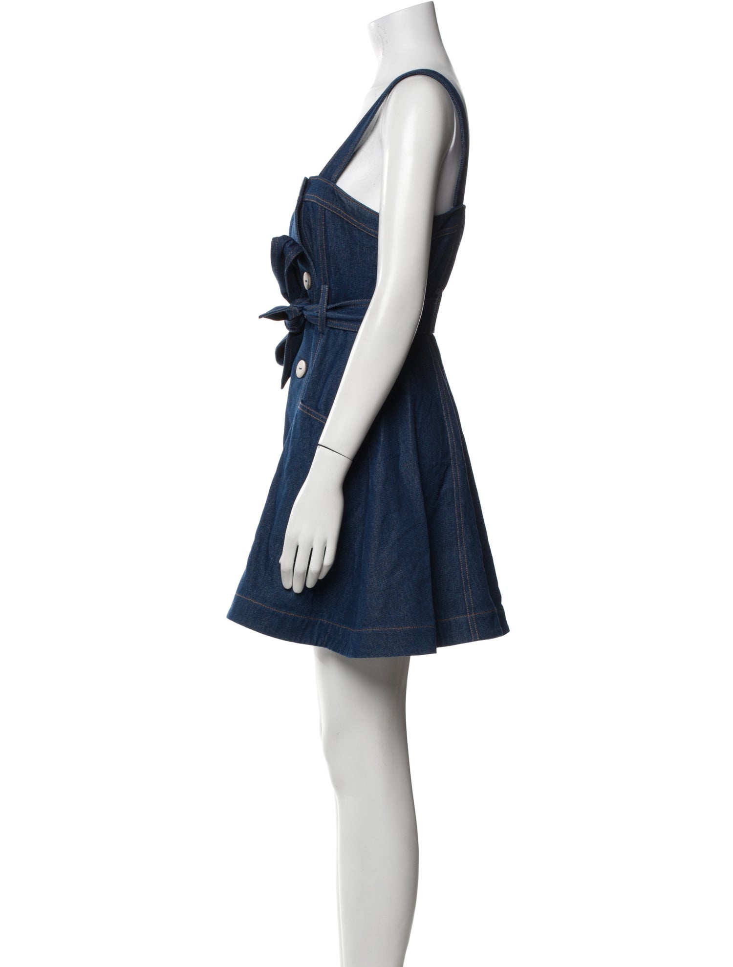 Alexis Square Neckline Mini Dress