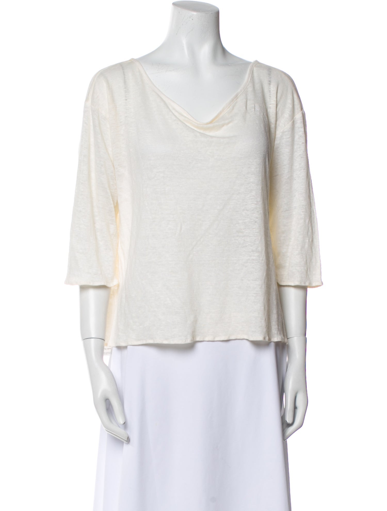 Alexis Linen Cowl Neck Top