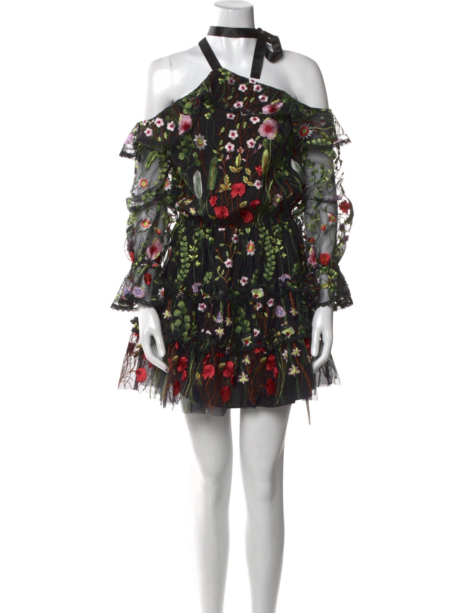 Alexis Floral Print Mini Dress