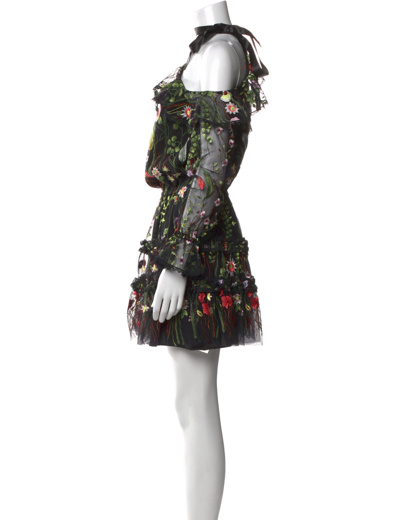 Alexis Floral Print Mini Dress