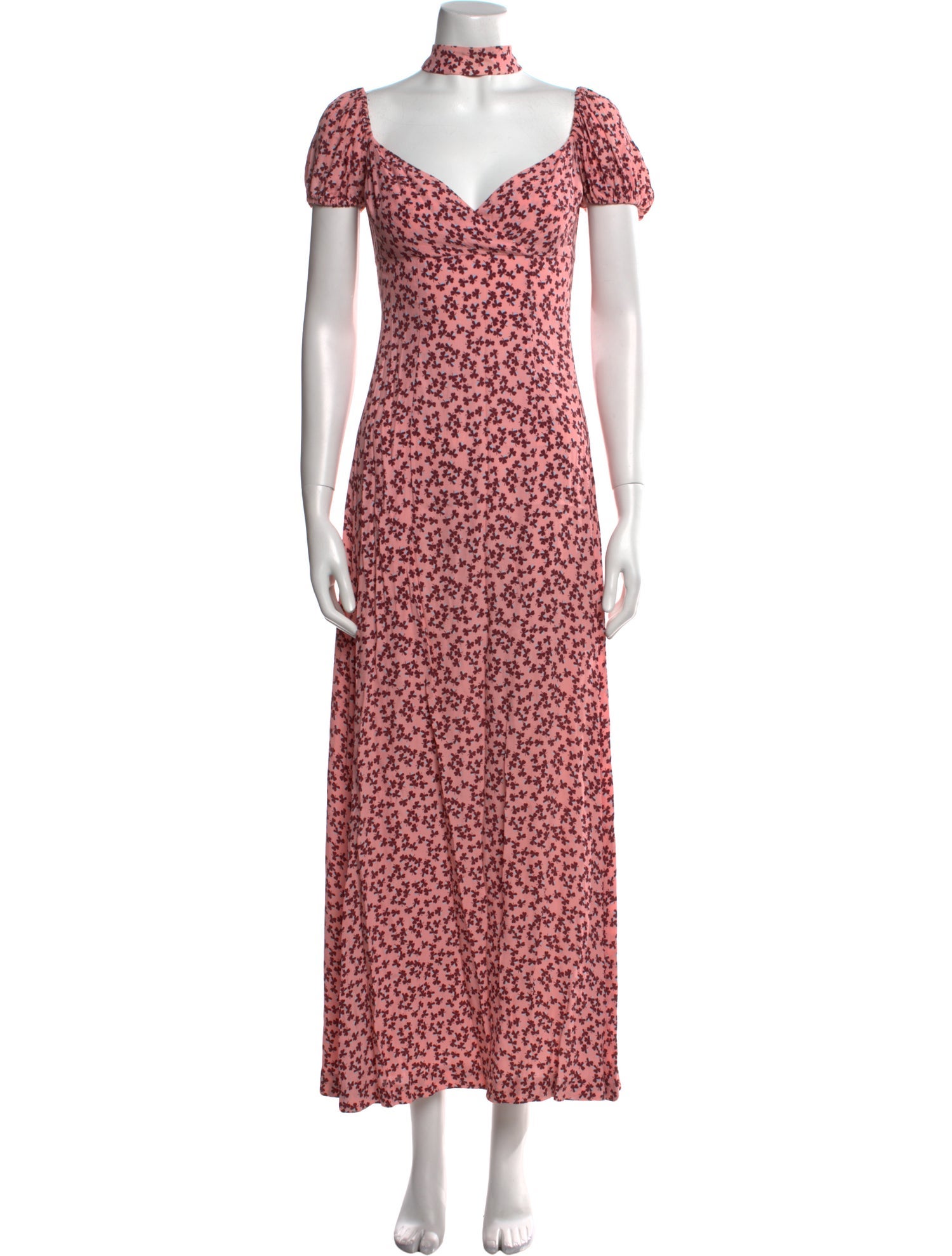 Alexis Floral Print Long Dress