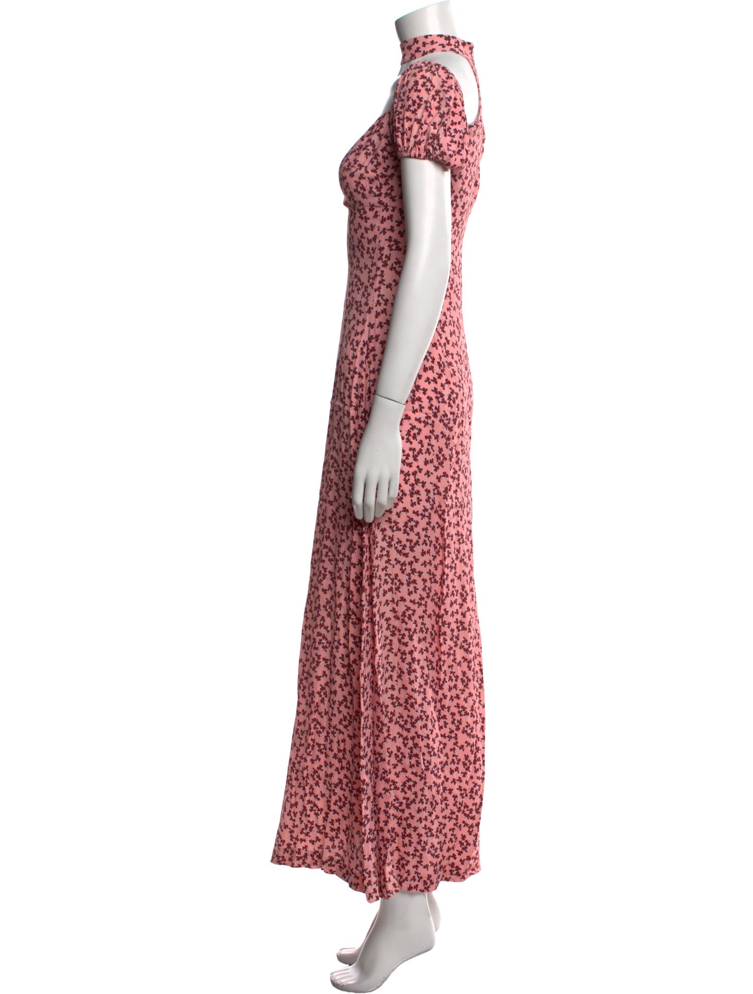 Alexis Floral Print Long Dress