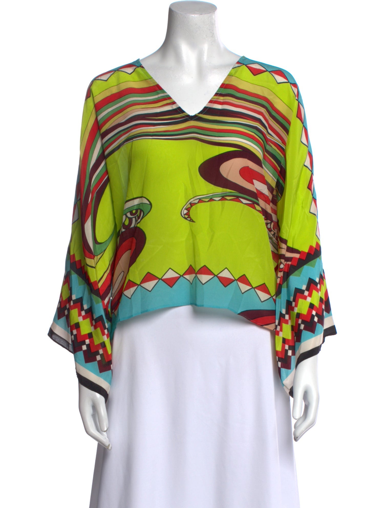 Alexis Silk Printed Blouse