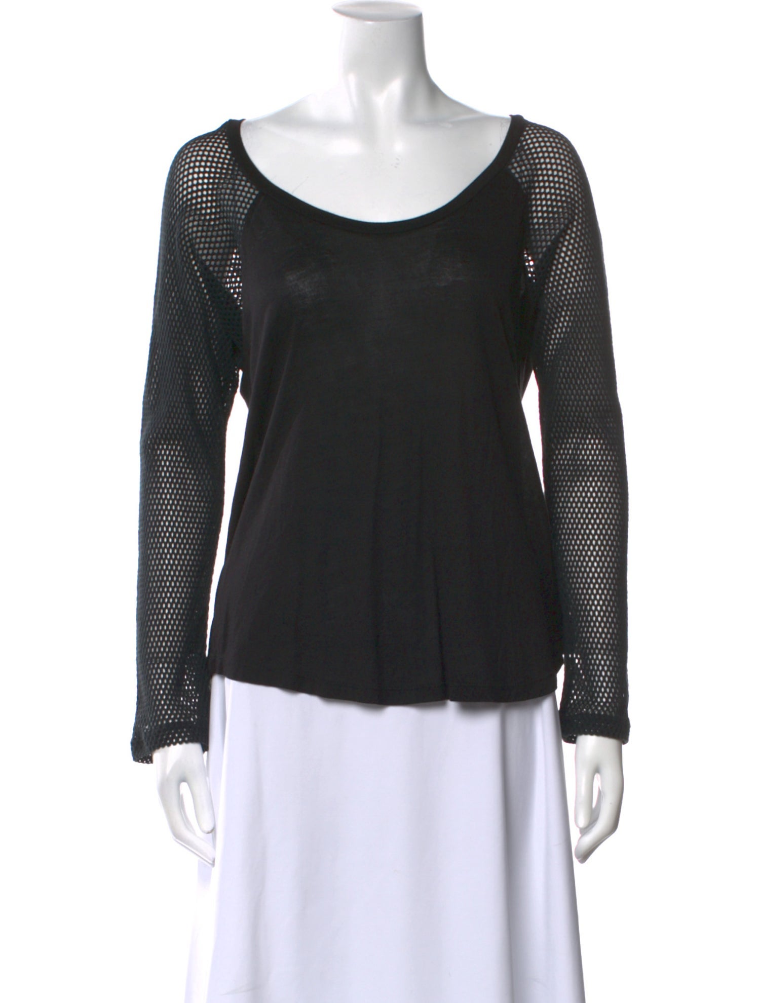 Alexis Scoop Neck Long Sleeve Top w/ Tags