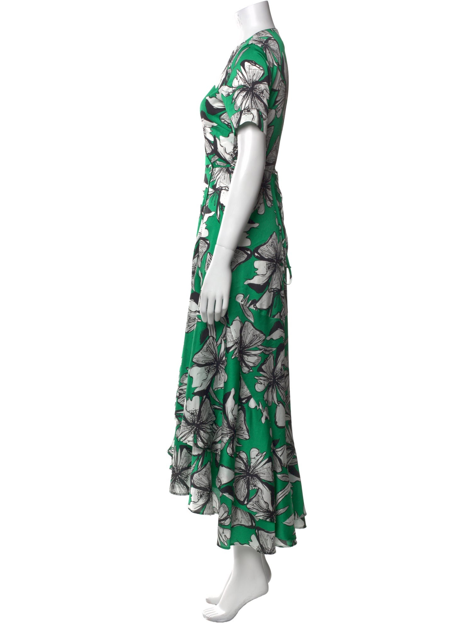 Alexis Floral Print Long Dress