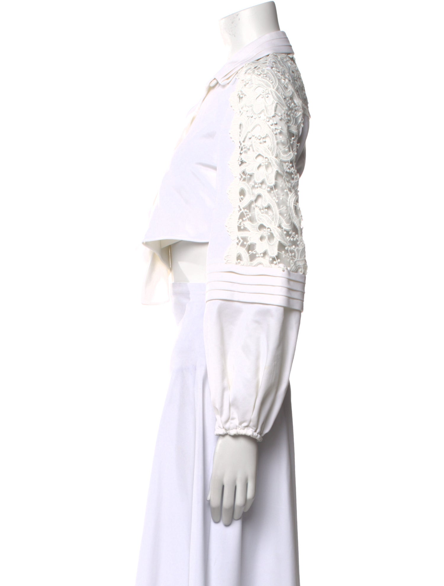 Alexis Three-Quarter Sleeve Crop Top