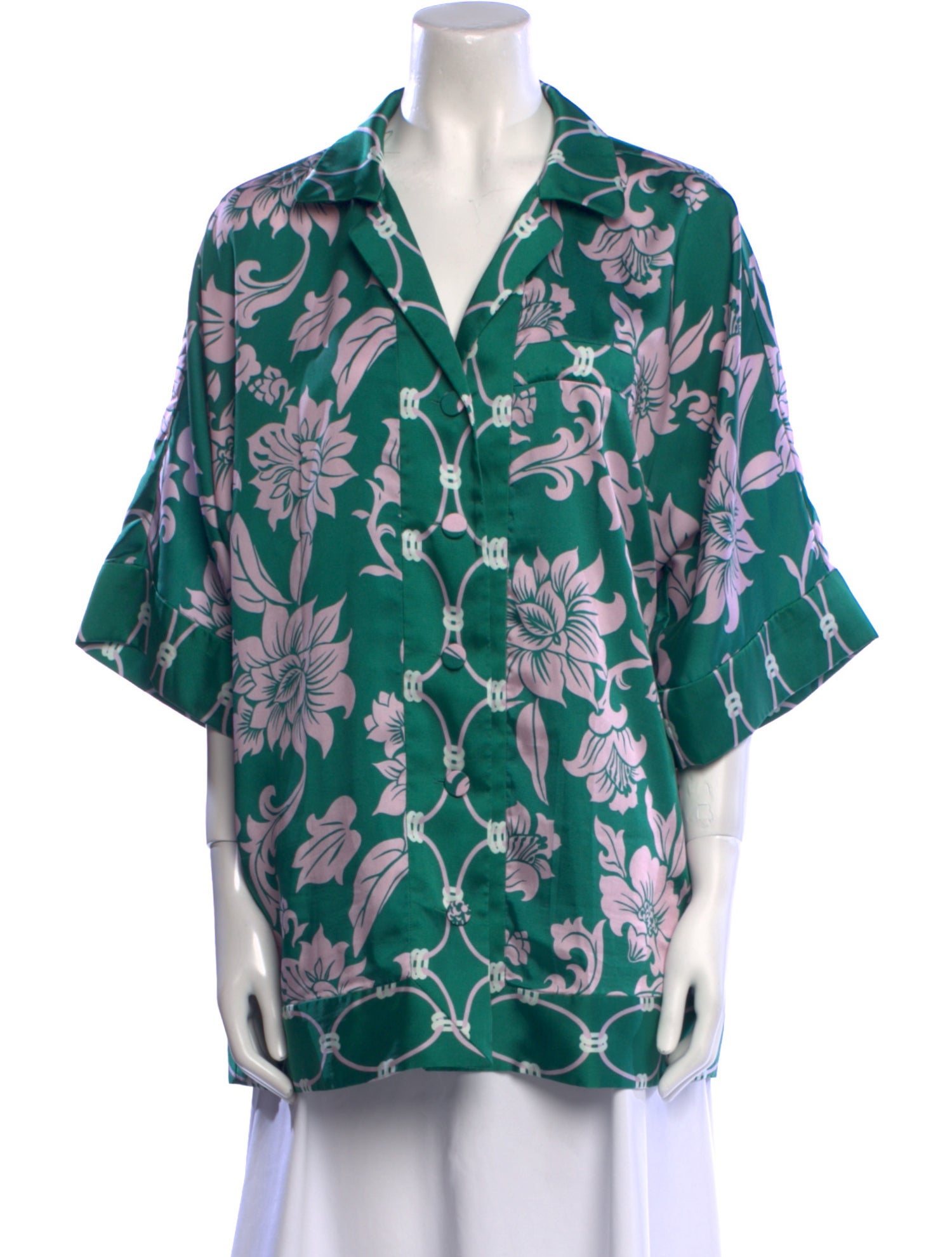 Alexis Floral Print V-Neck Tunic