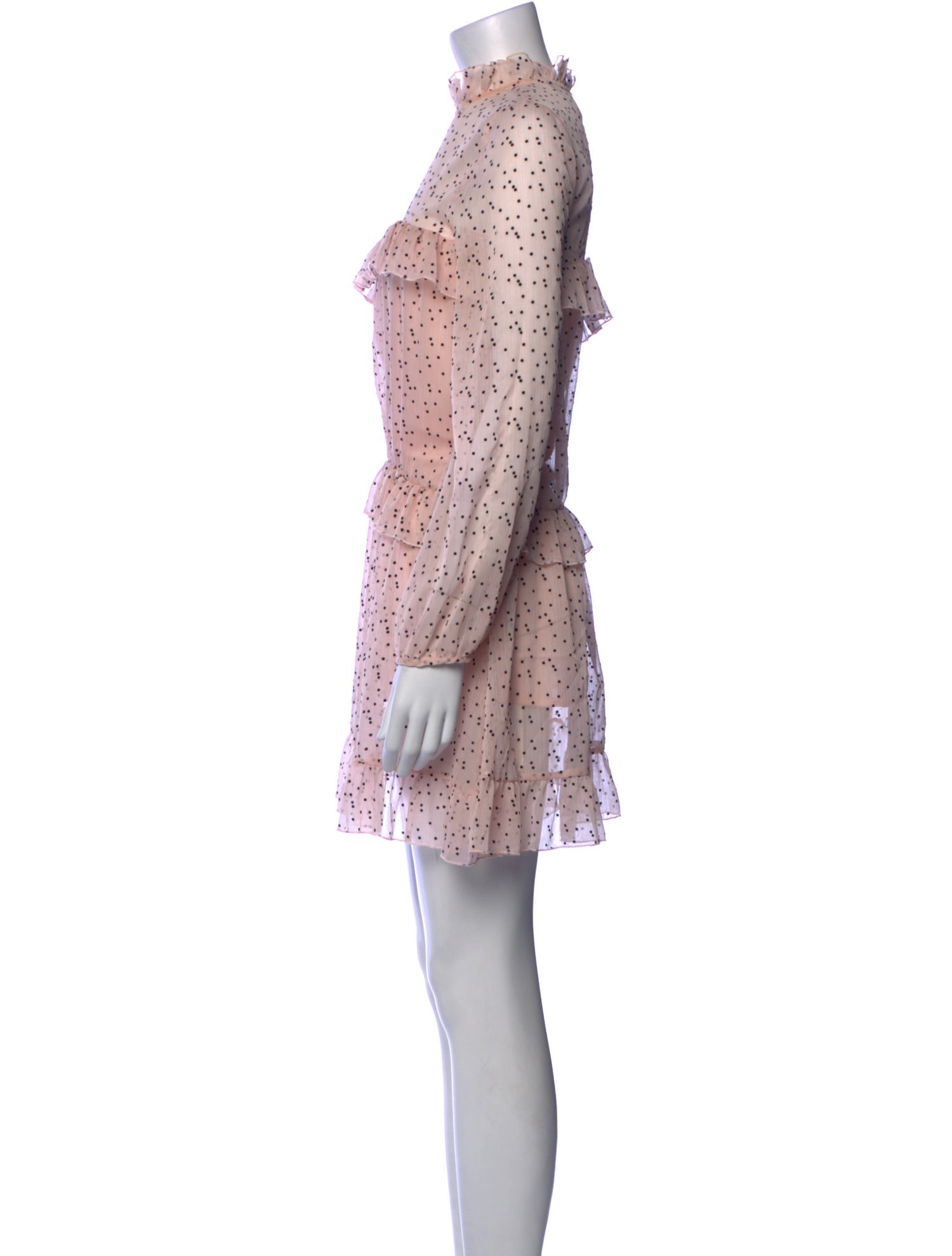 Alexis Polka Dot Print Mini Dress