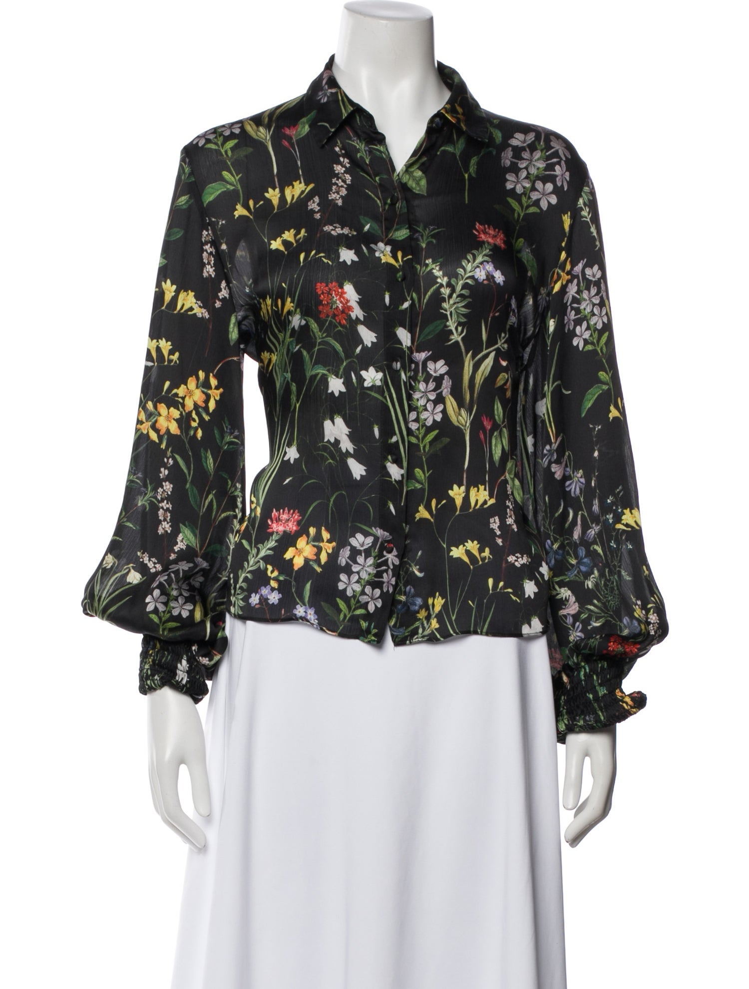 Alexis Floral Print Long Sleeve Blouse