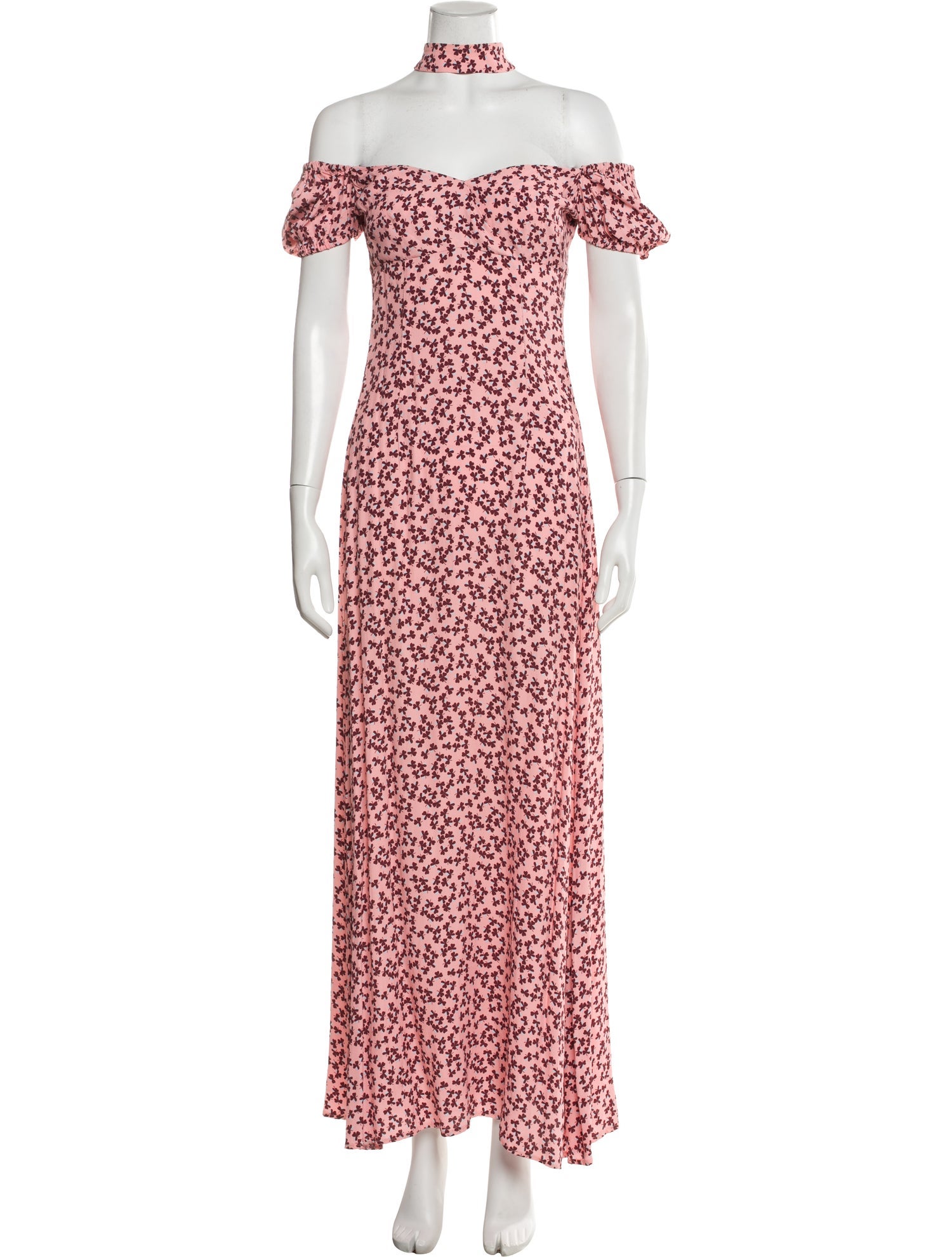 Alexis Floral Print Long Dress