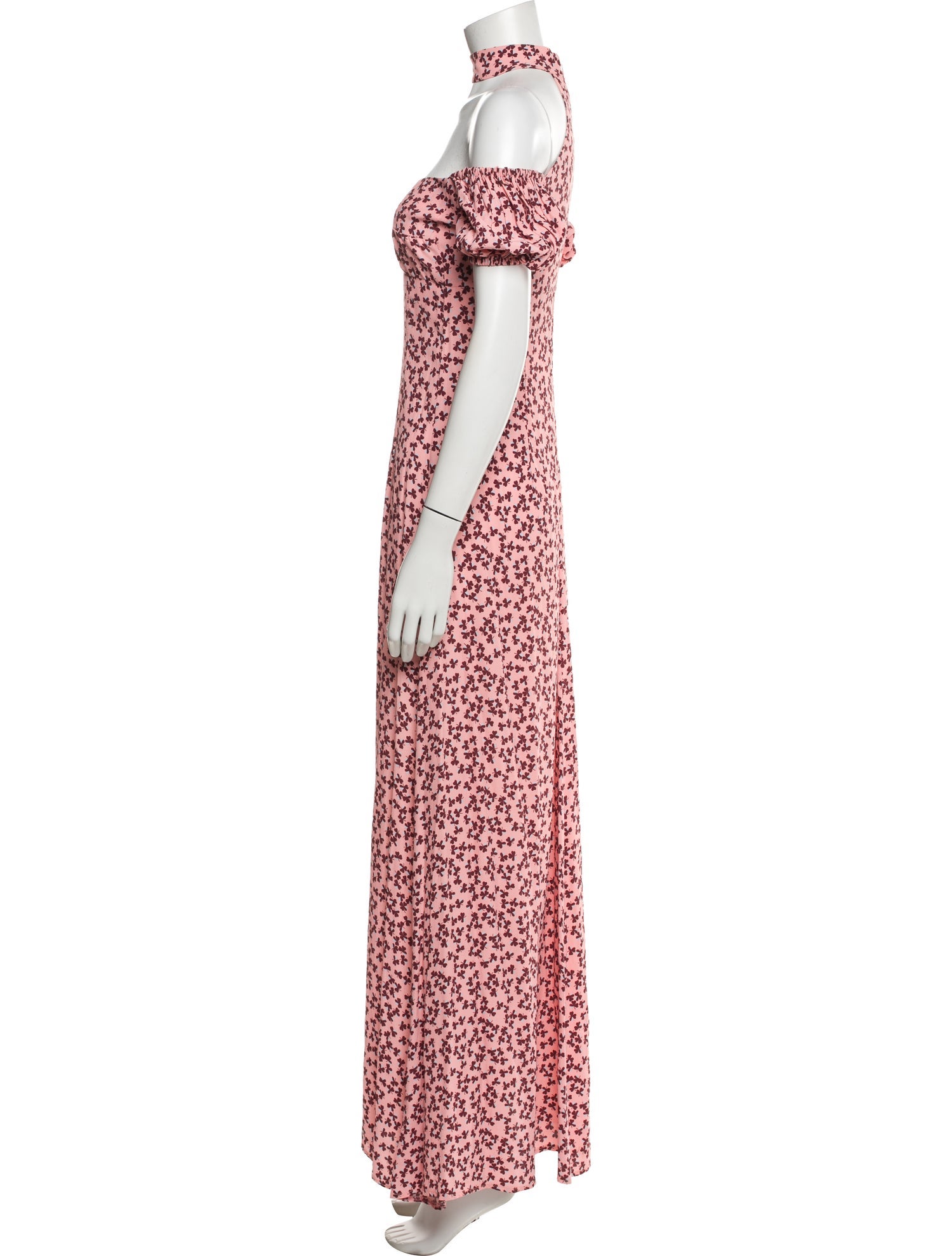 Alexis Floral Print Long Dress