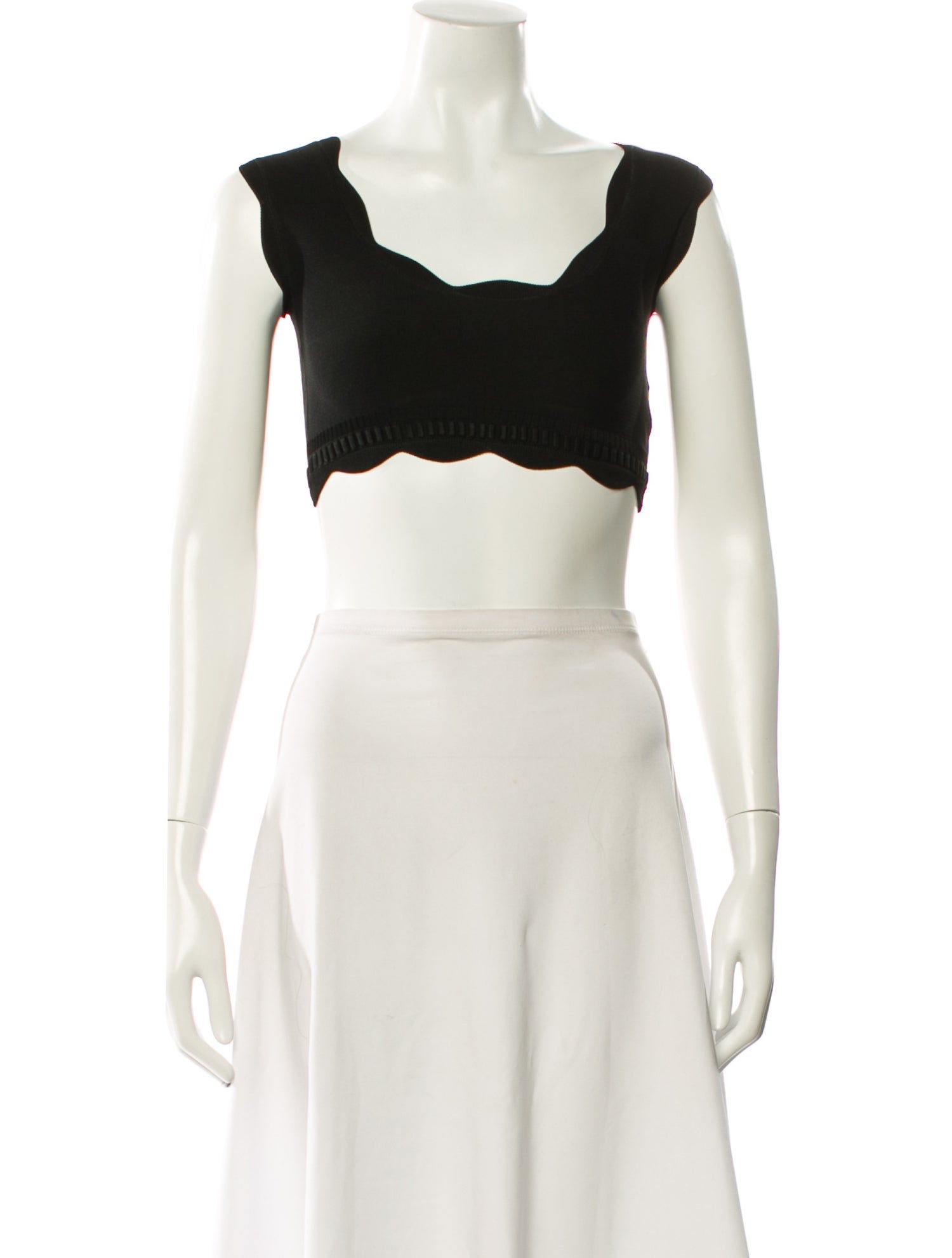Alexis Square Neckline Sleeveless Crop Top