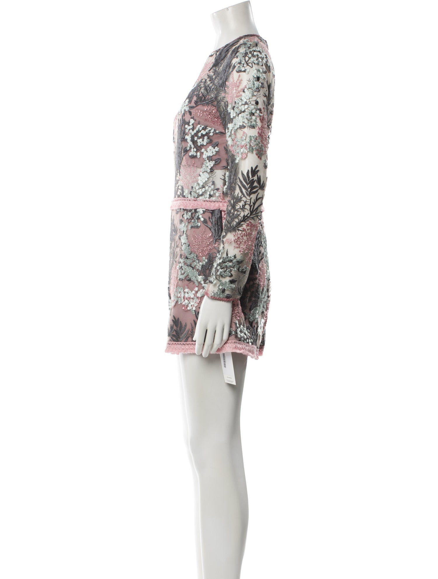 Alexis Floral Print Crew Neck Romper