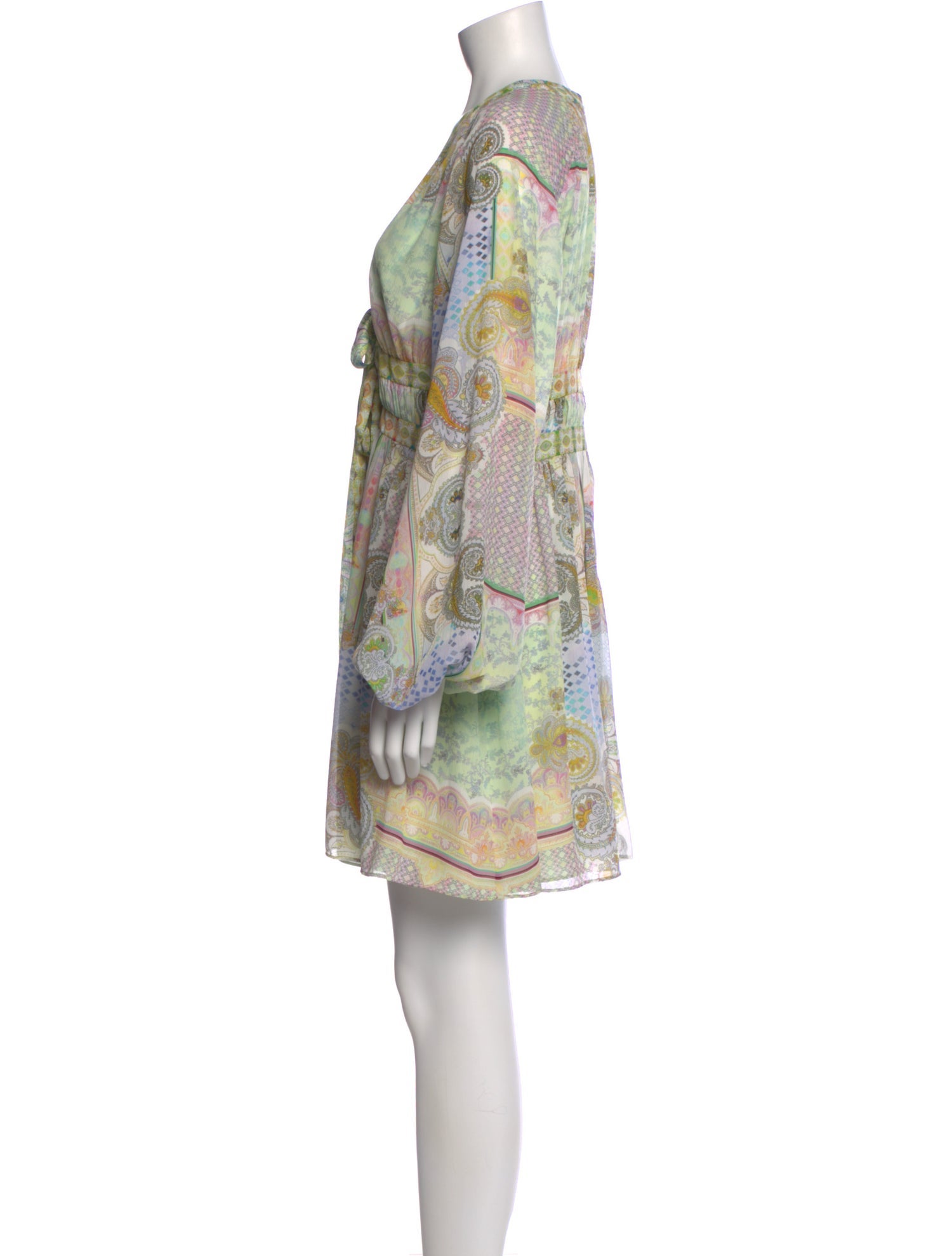 Alexis Paisley Print Mini Dress