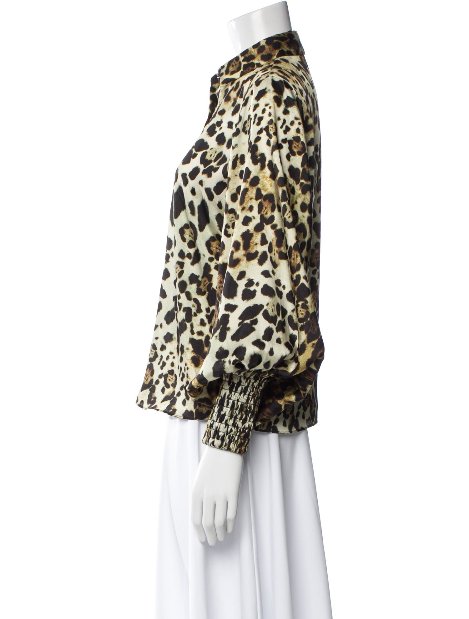 Alexis Animal Print Long Sleeve Blouse