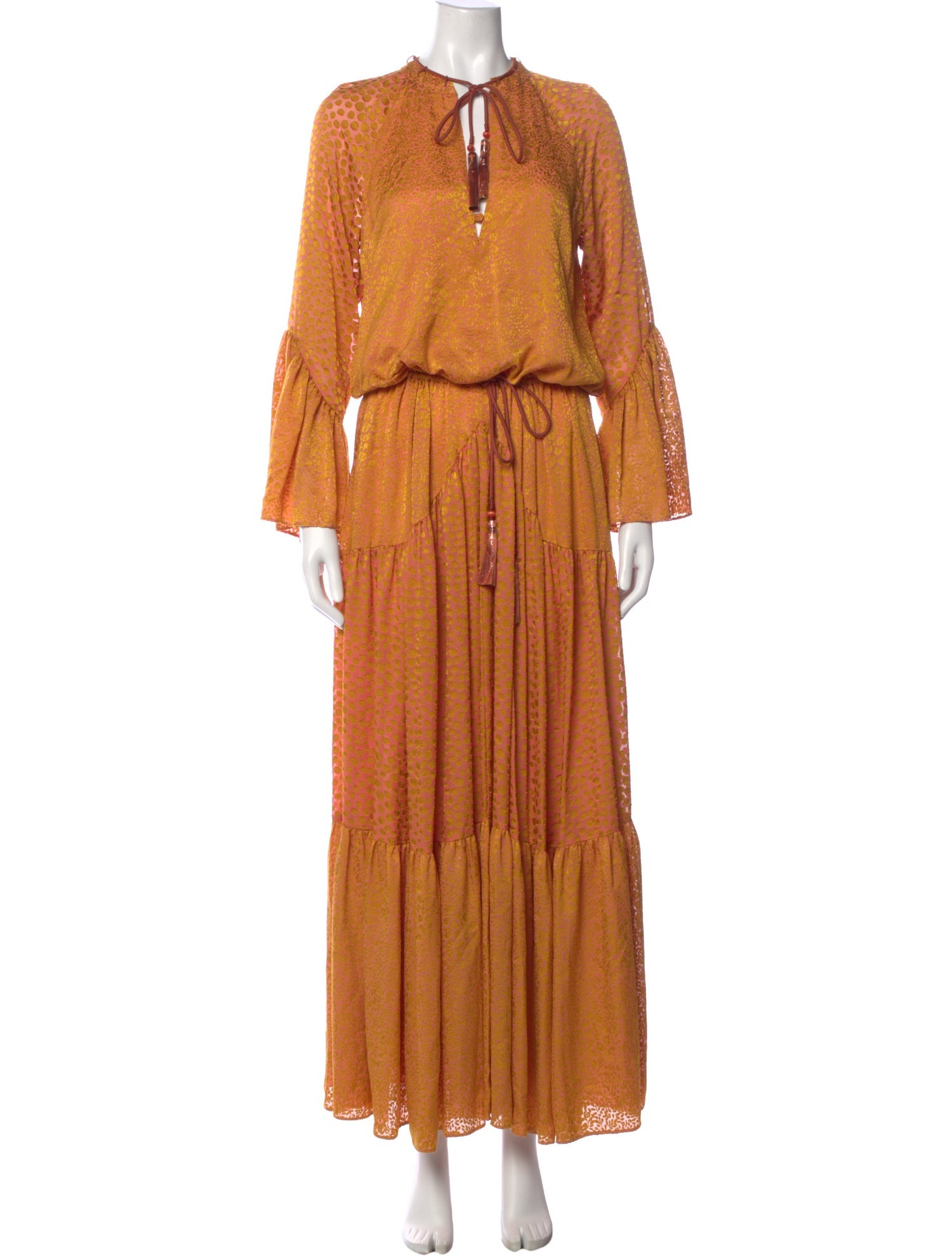 Alexis V-Neck Long Dress