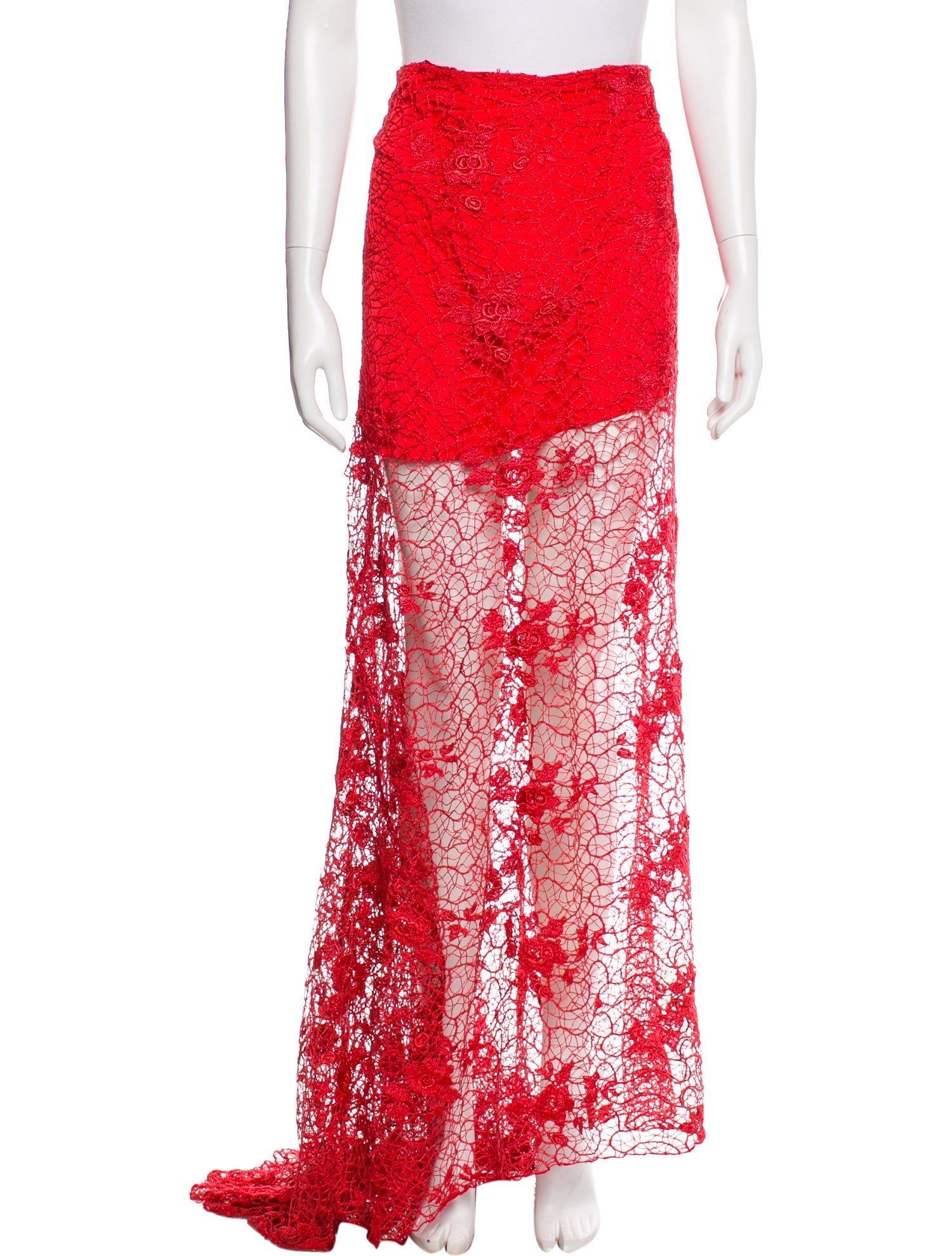 Alexis Lace Pattern Long Skirt