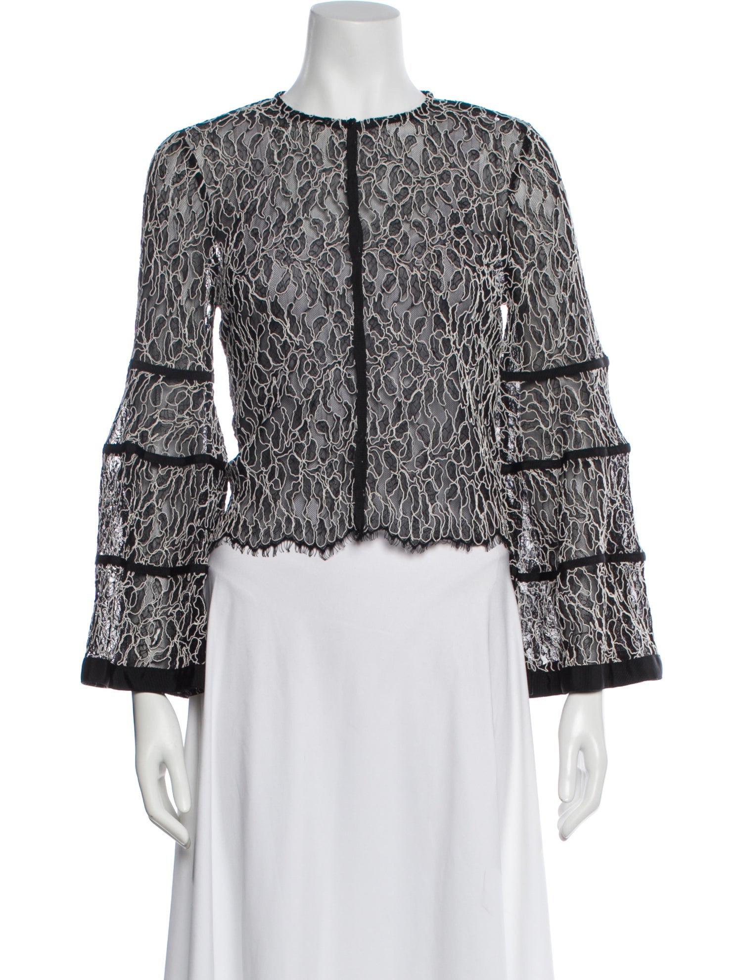 Alexis Nylon Tweed Pattern Evening Jacket