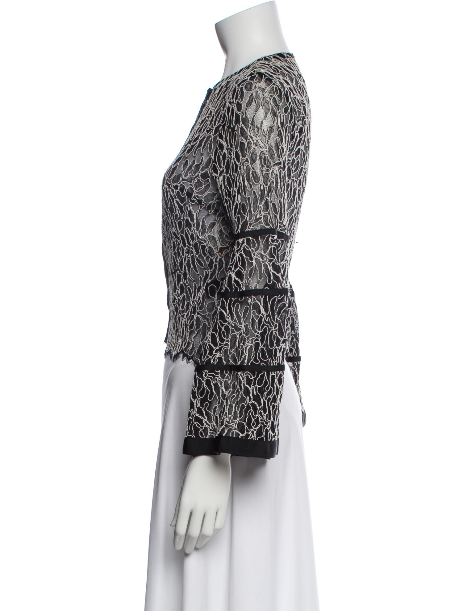 Alexis Nylon Tweed Pattern Evening Jacket
