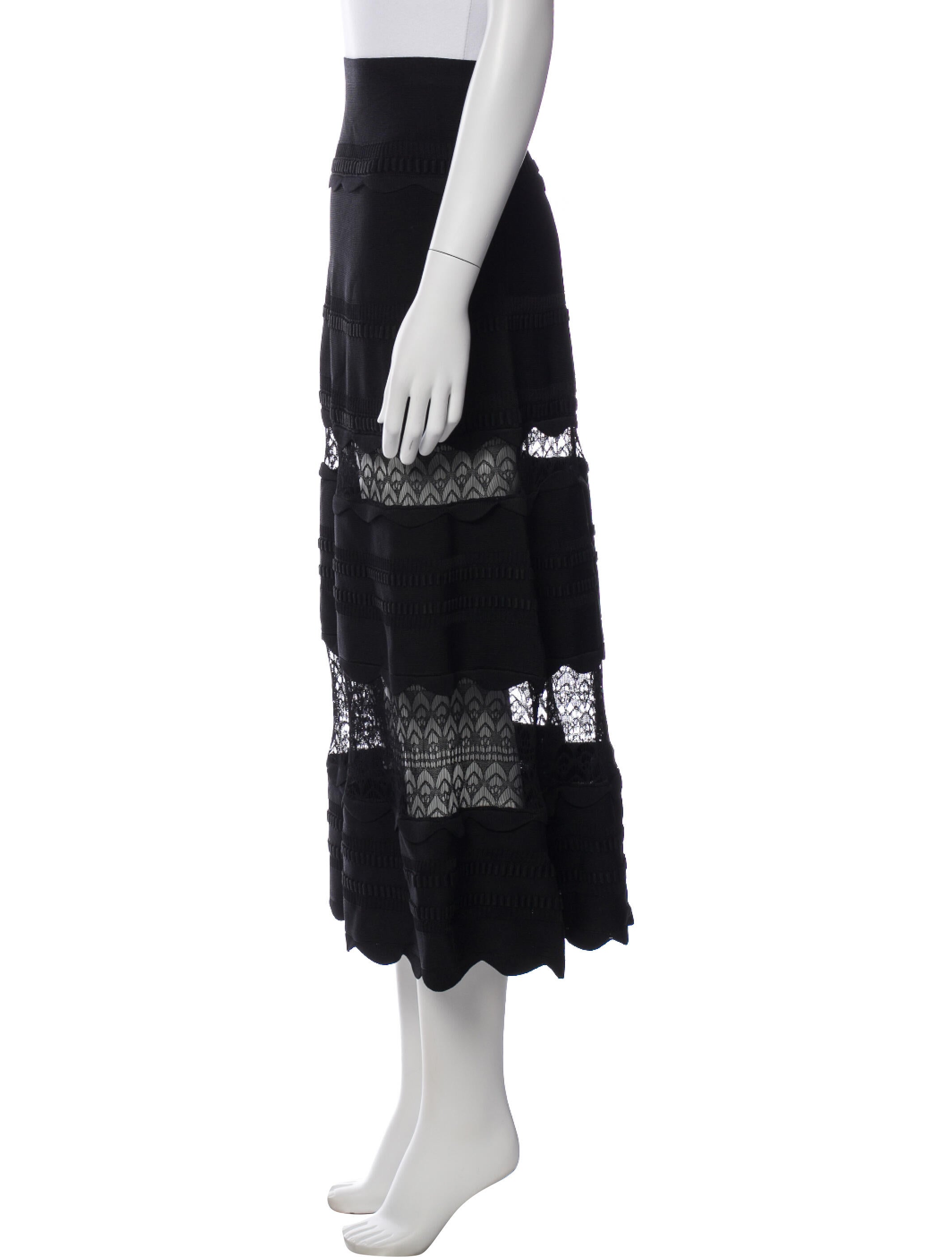 Alexis Lace Pattern Skirt Set