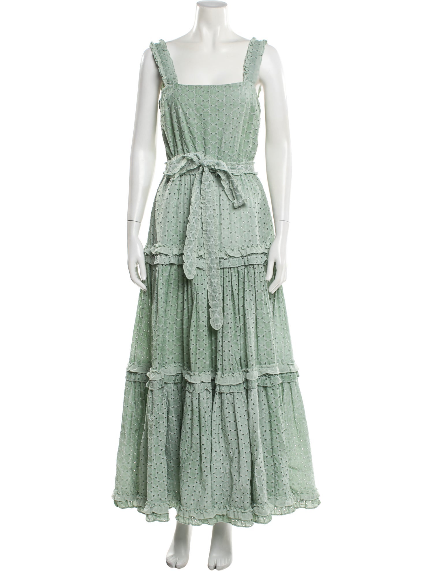 Alexis Square Neckline Long Dress