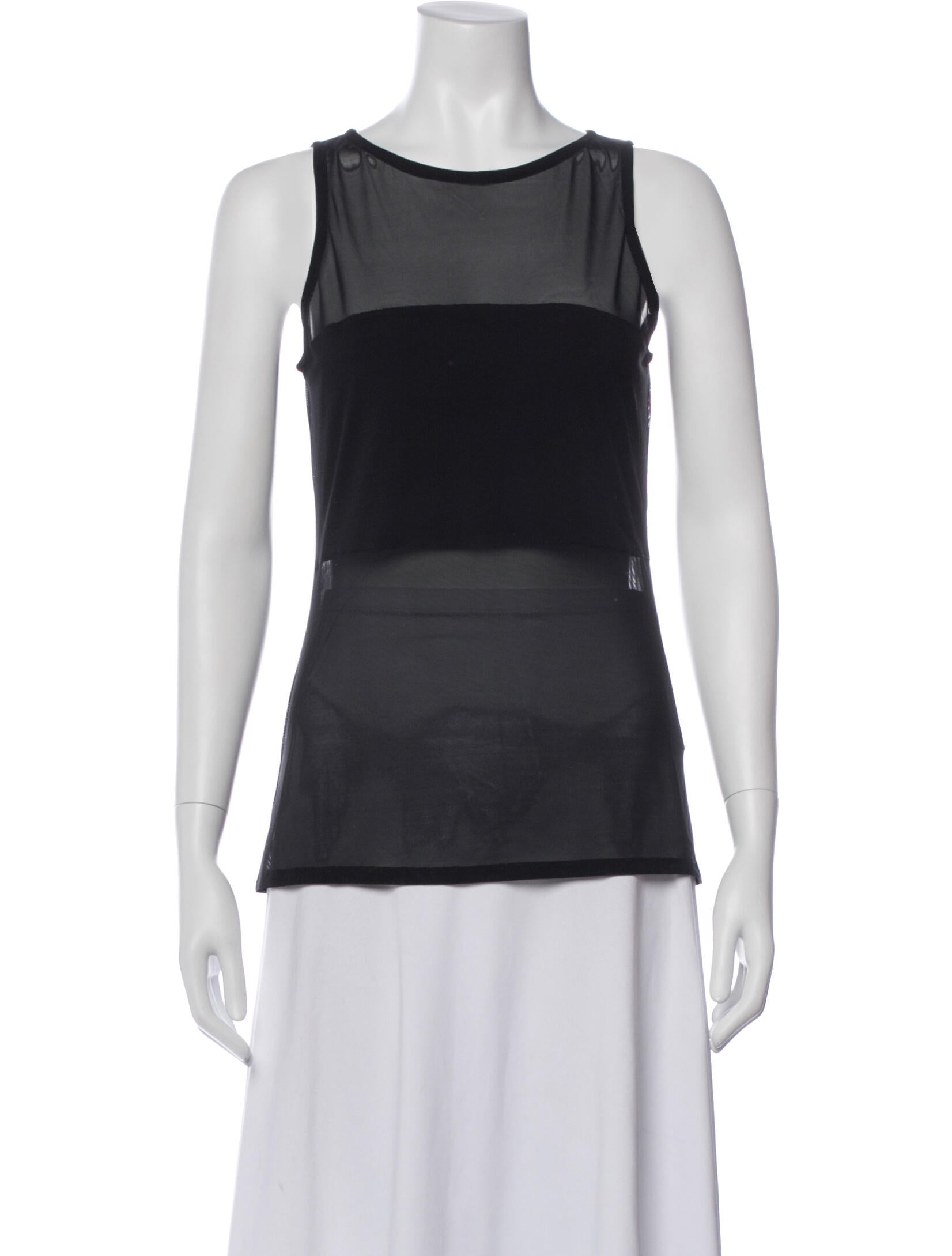 Alexis Nylon Crew Neck Top