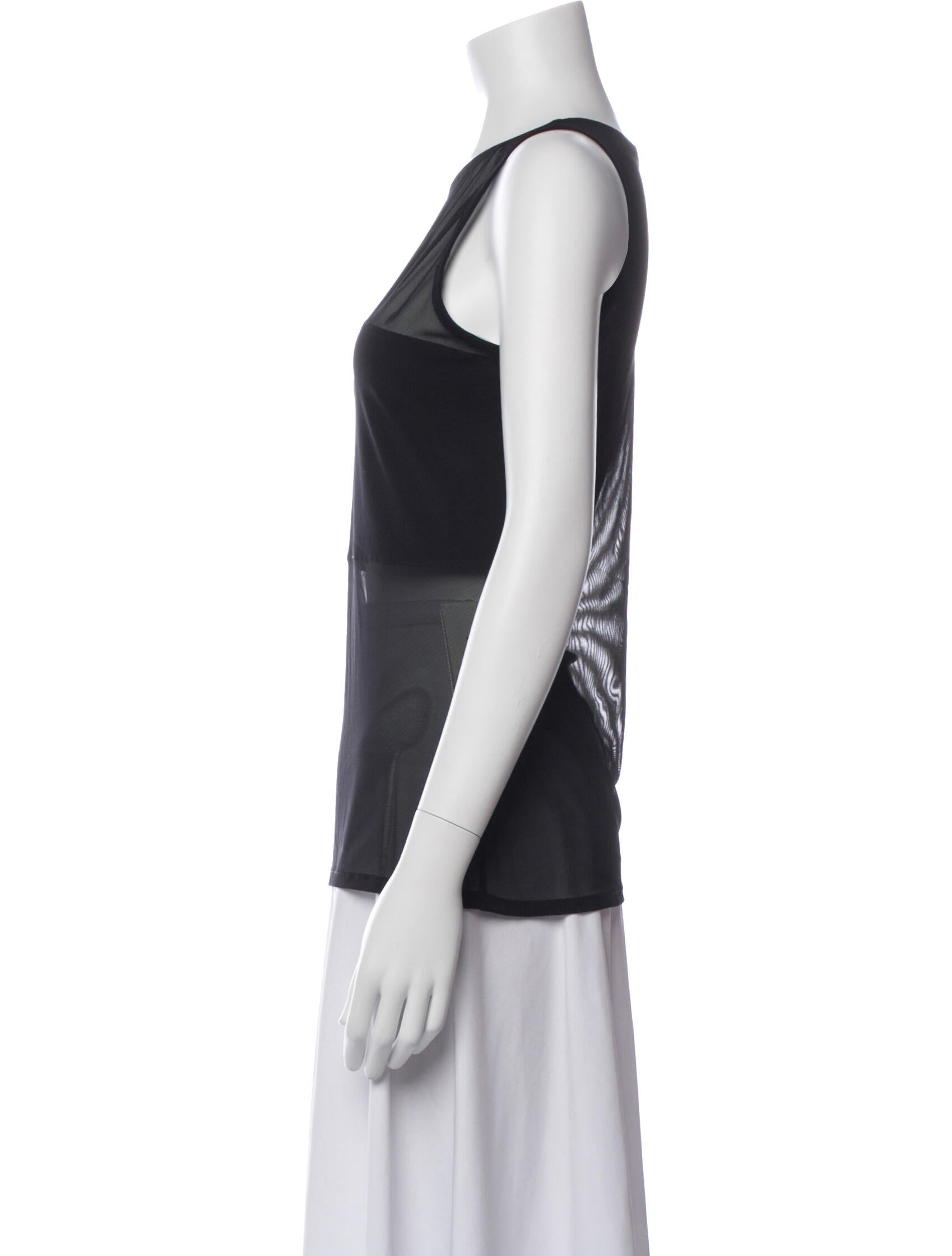 Alexis Nylon Crew Neck Top