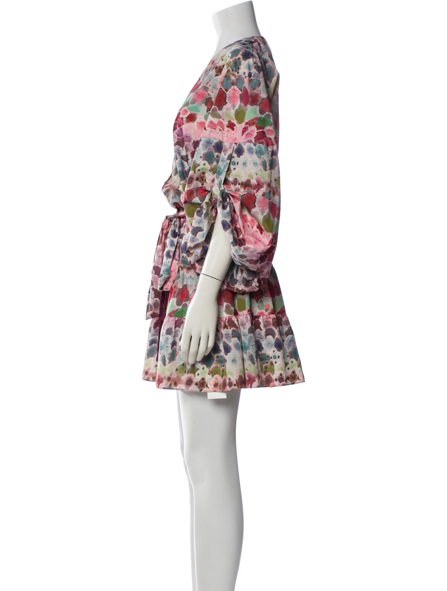 Alexis Printed Knee-Length Dress