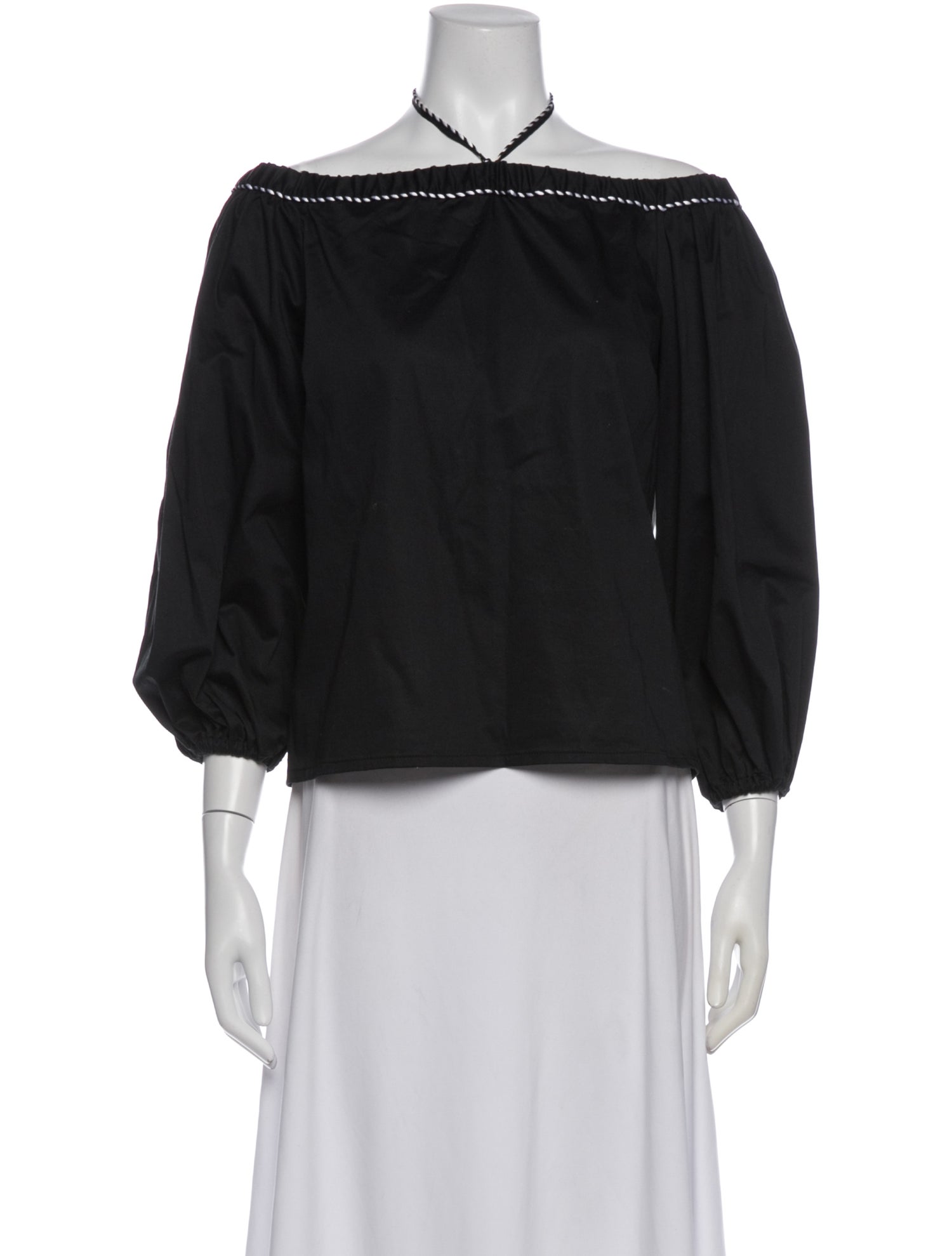 Alexis Off-The-Shoulder Three-Quarter Sleeve Top