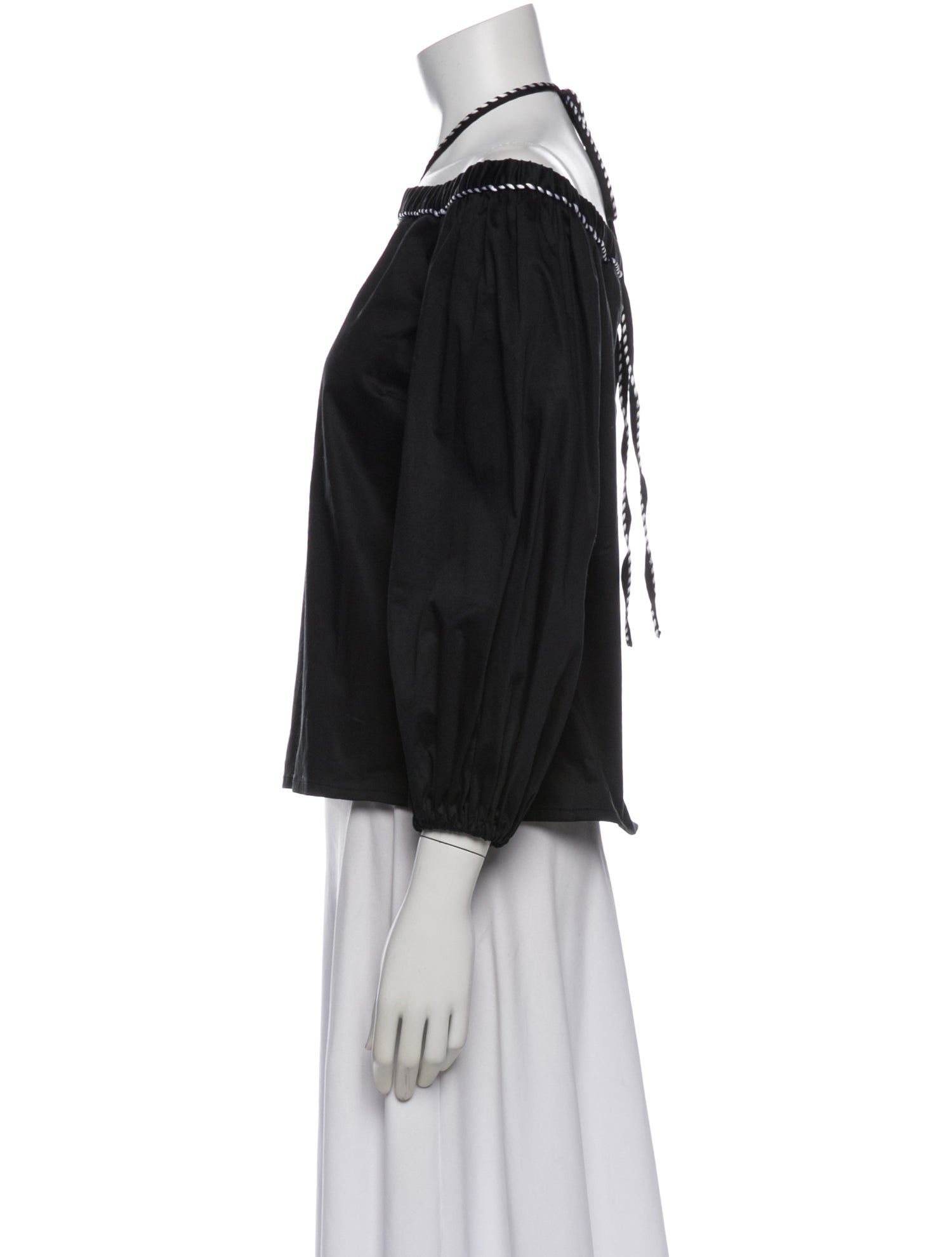 Alexis Off-The-Shoulder Three-Quarter Sleeve Top