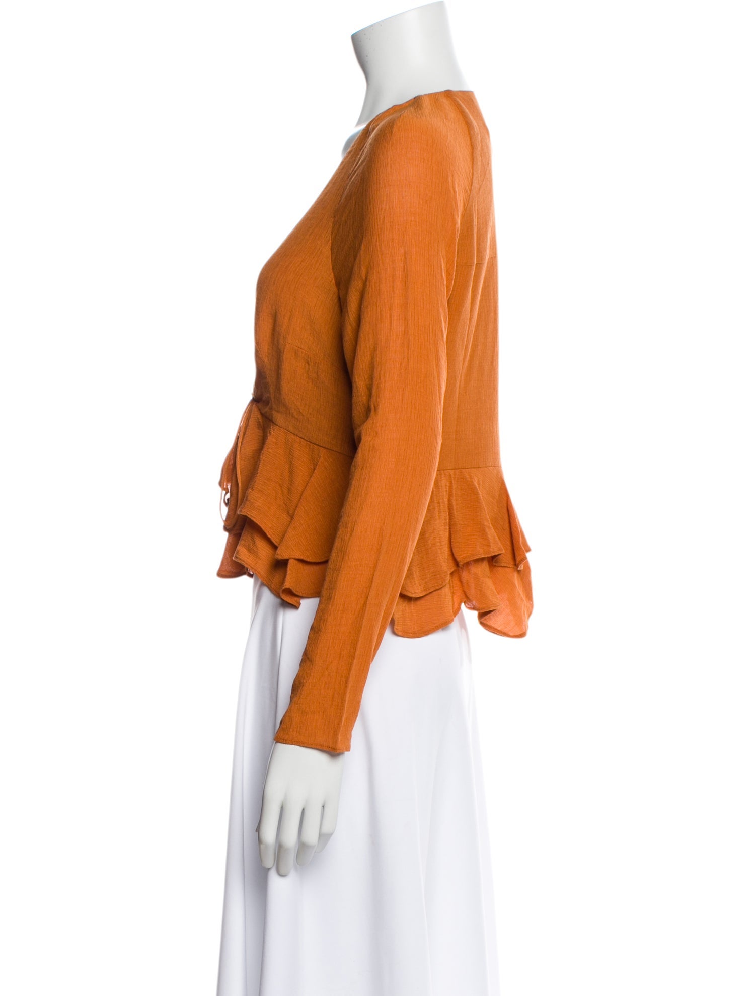 Alexis V-Neck Long Sleeve Blouse w/ Tags