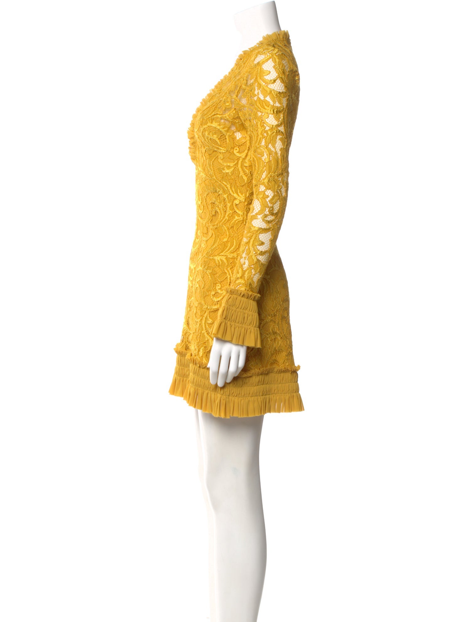 Alexis Lace Pattern Mini Dress