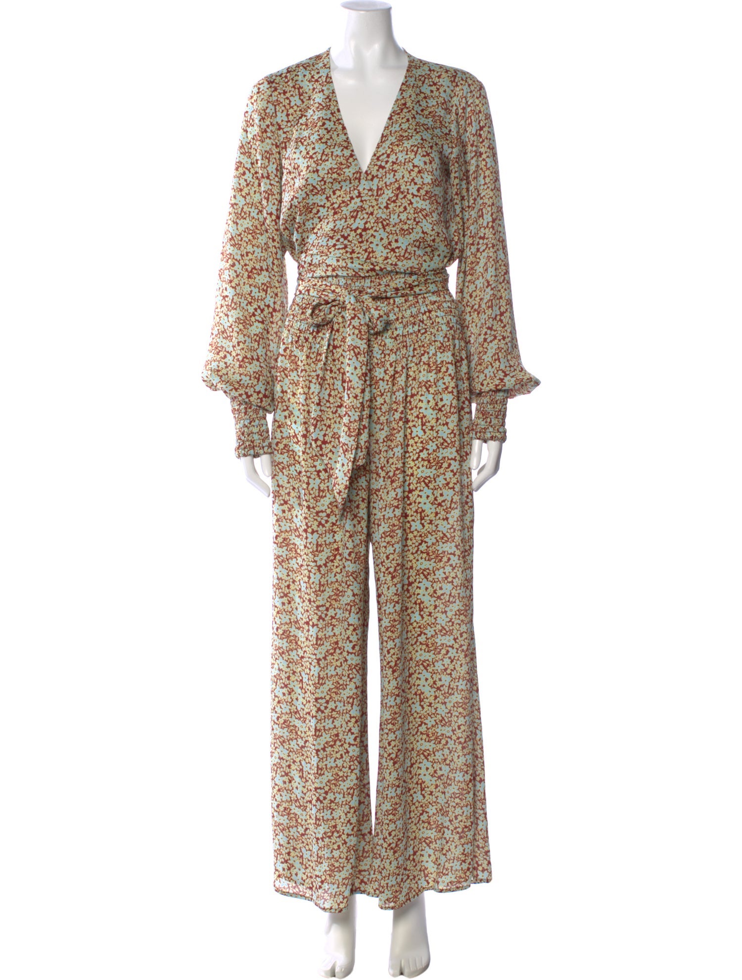 Alexis Printed V-Neck Jumpsuit