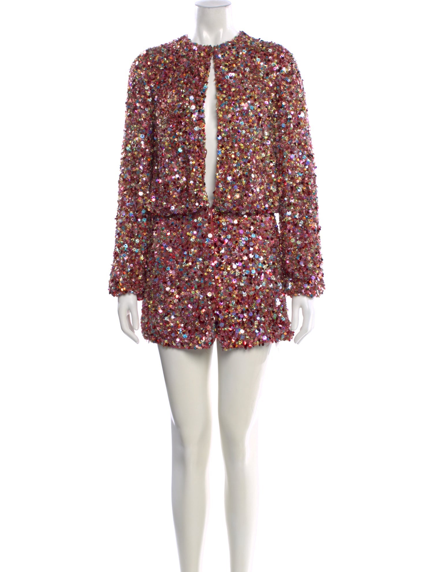 Alexis Silk Crew Neck Romper