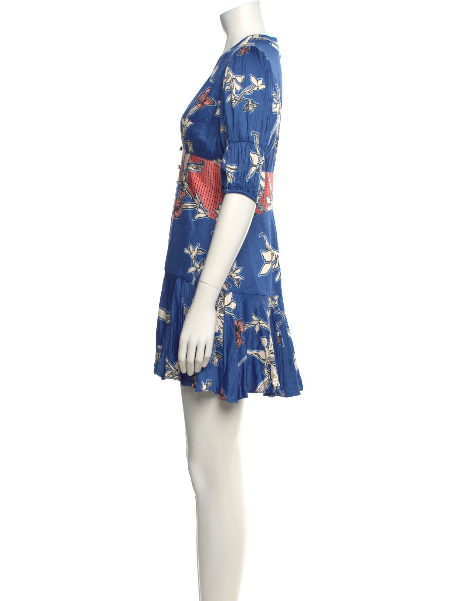 Alexis Floral Print Mini Dress