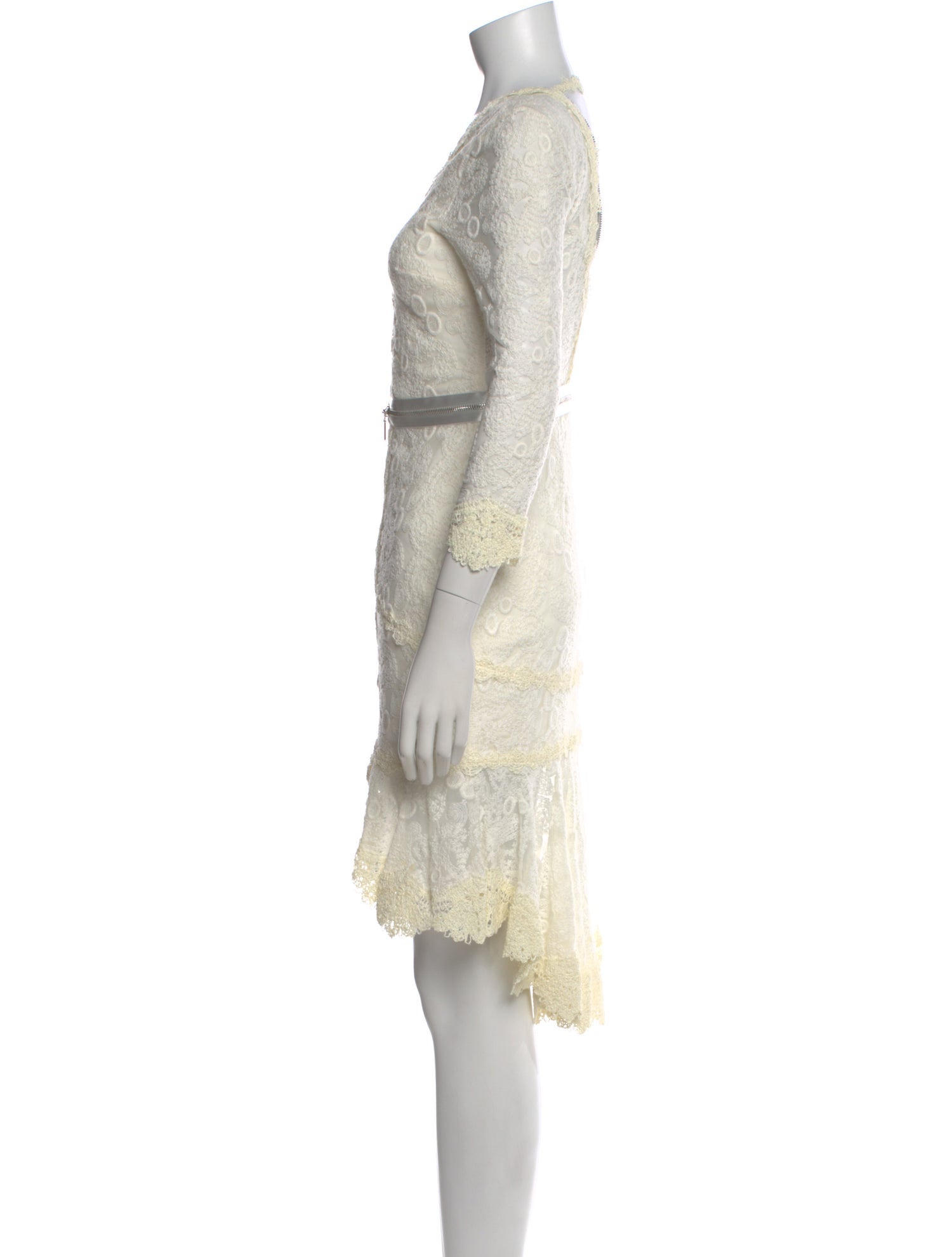 Alexis Lace Midi Length Dress w/ Tags - Neutrals Dresses, Clothing -  WEX124813 | The RealReal