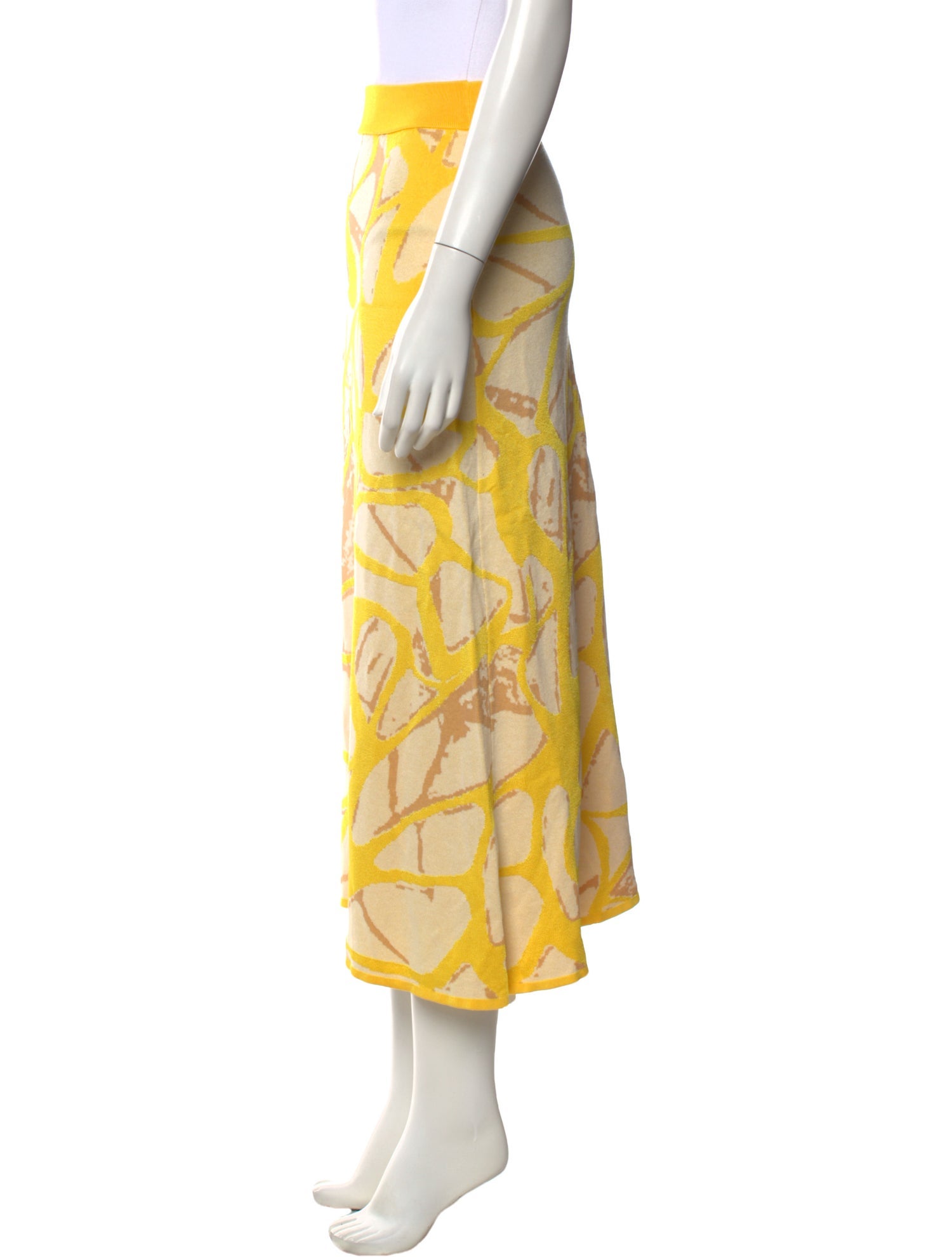 Alexis Patterned Midi Length Skirt