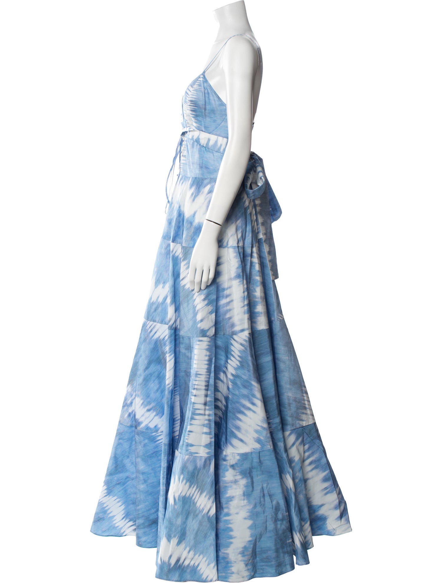 Alexis Tie-Dye Print Long Dress