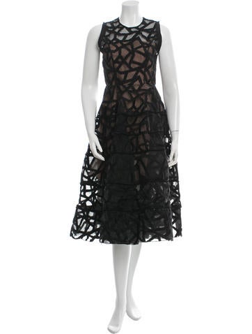 Alexis Patterned Midi Dress w/ Tags