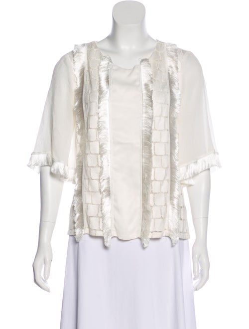 Alexis Fringe Trimmed Blouse
