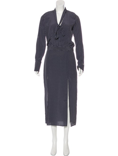 Alexis Long Sleeve Maxi Dress blue