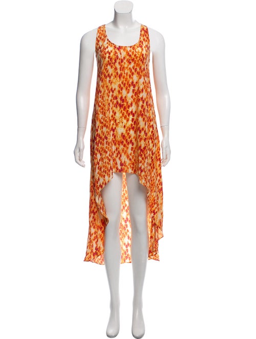 Alexis Printed Maxi Dress Orange
