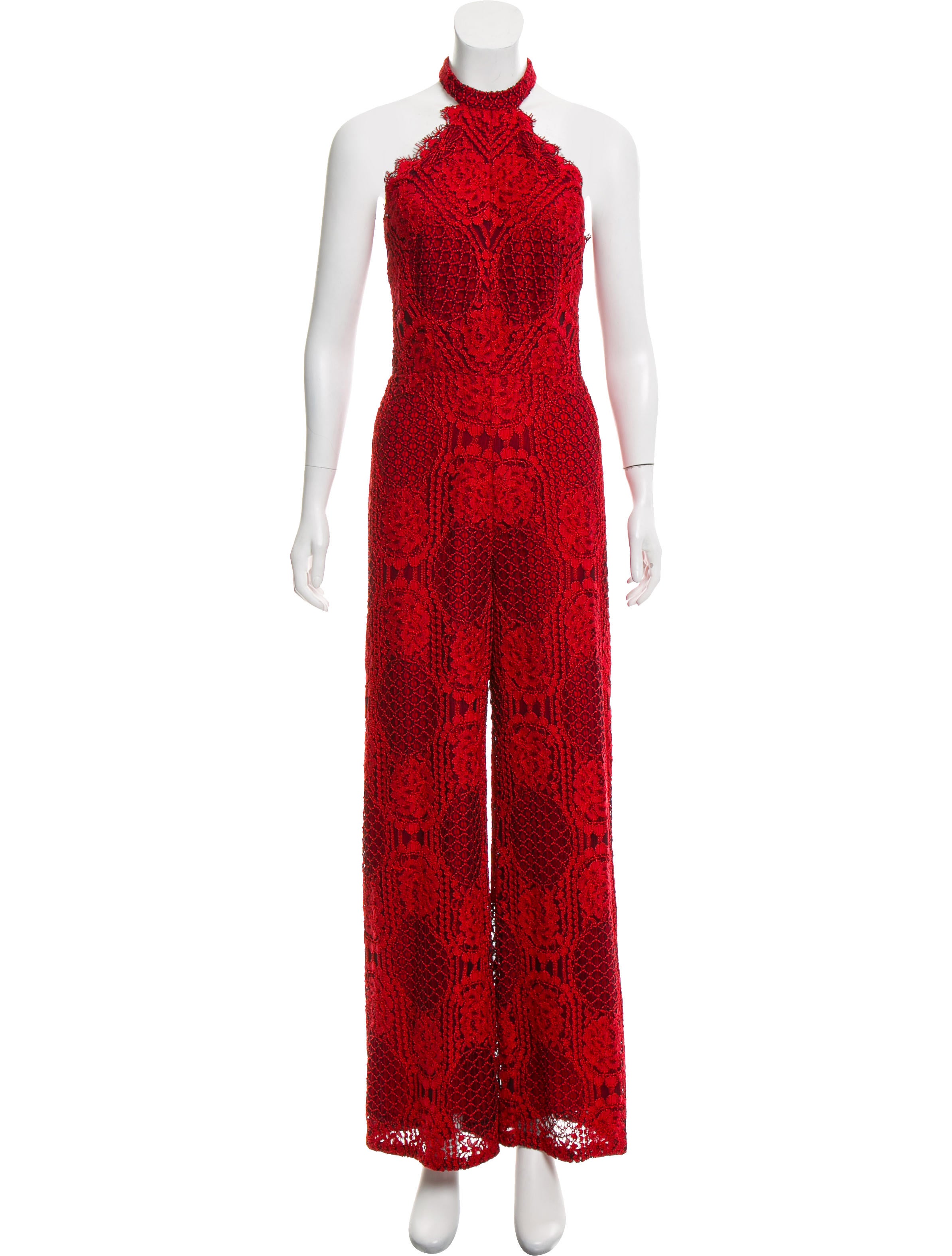 alexis red jumpsuit