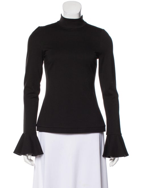 Alexis Turtleneck Long Sleeve Top Black