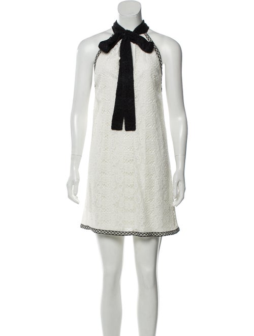 Alexis Lace Pattern Mini Dress
