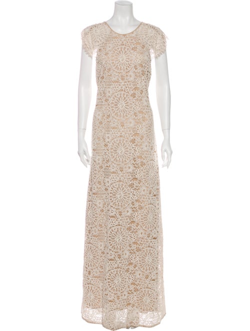 Alexis Lace Pattern Long Dress